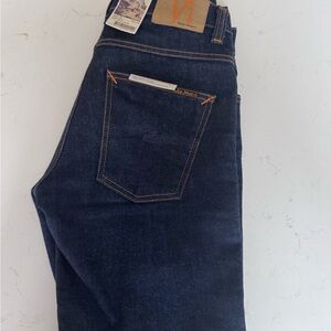 Nudie Jeans Men's Indigo Slim Fit Denim